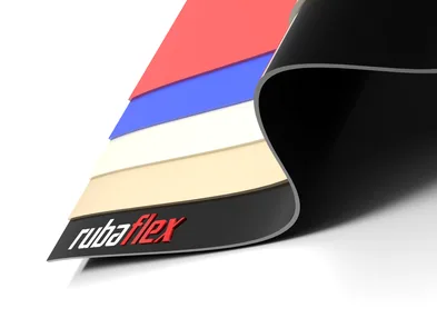 Rubber plaat